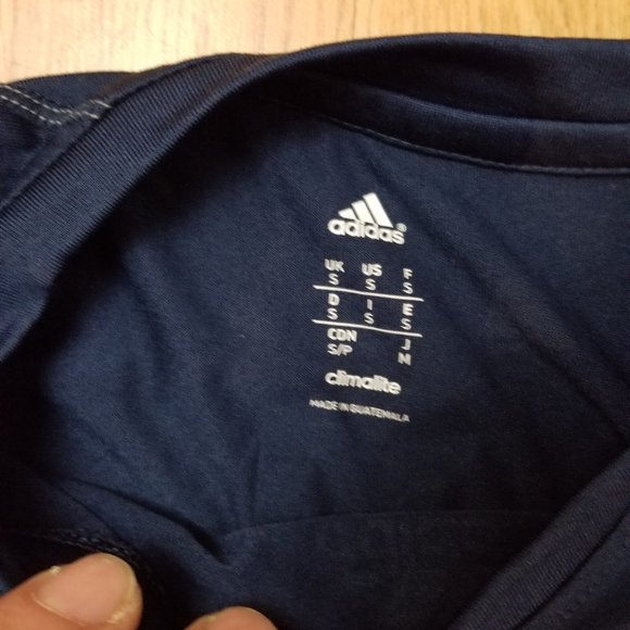 Men's Adidas Climalite Running Soccer Shirt S - Picture 2 of 3